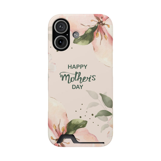 Happy Mother’s Day Floral Phone Card Case