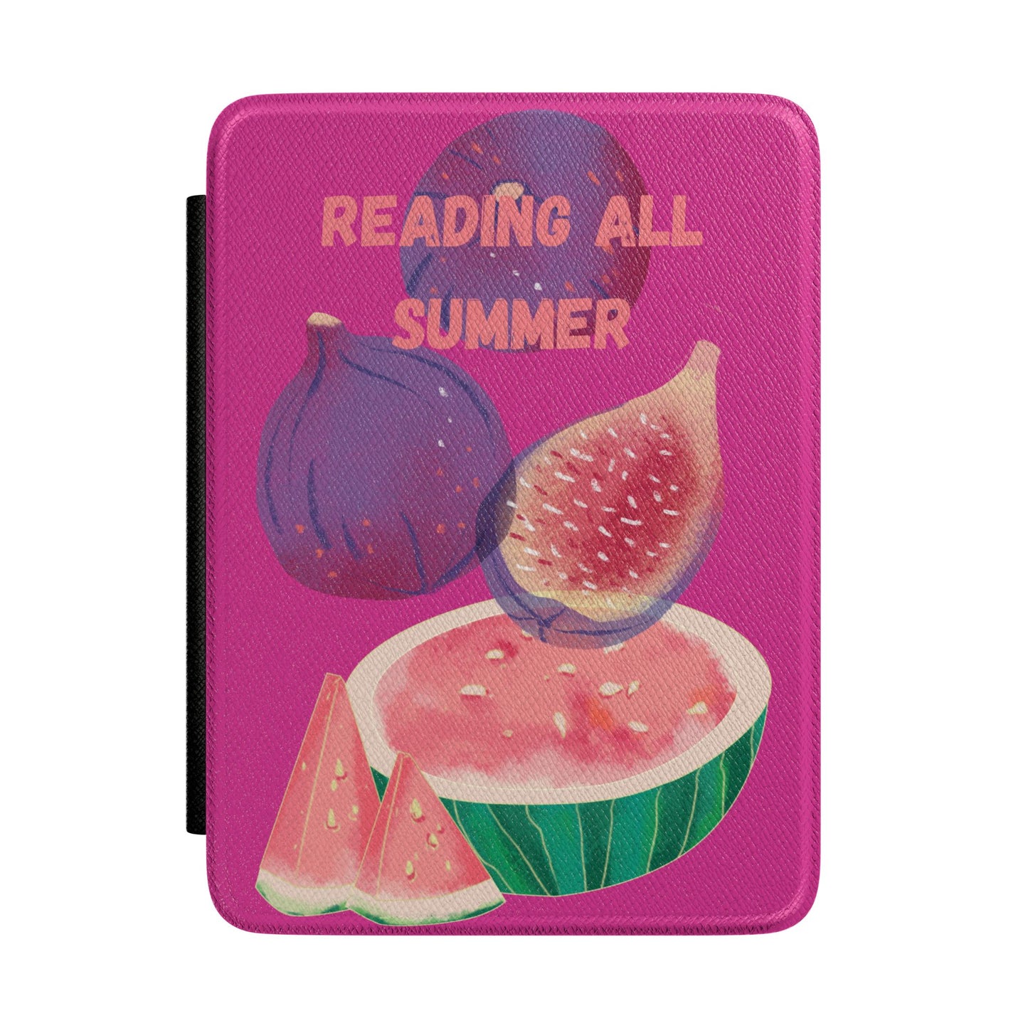 Kindle Case - "Reading All Summer" Watermelon & Figs Floral eReader Cover